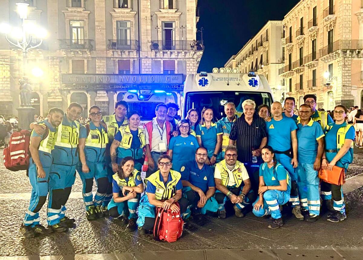 MISERICORDIE CATANESI PRESENTI PER LA FESTA DI S.AGATA D’ESTATE 2025 - 
