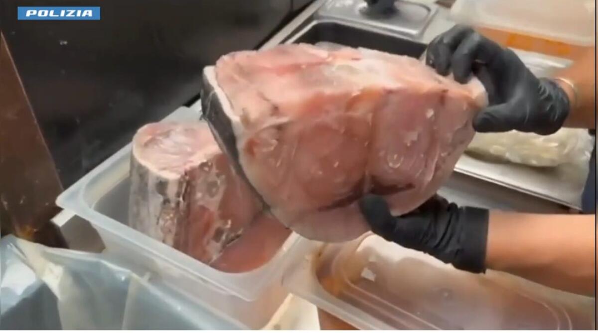 SAN GIOVANNI LI CUTI, BLITZ IN LIDO E RISTORANTE: 30MILA EURO DI MULTE E 100 KG DI CIBO DISTRUTTI - 