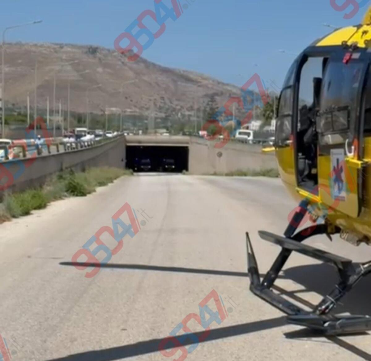 Grave incidente nella circonvallazione di Avola: trasportato in elisoccorso a Catania, un ferito è in condizioni gravi - 