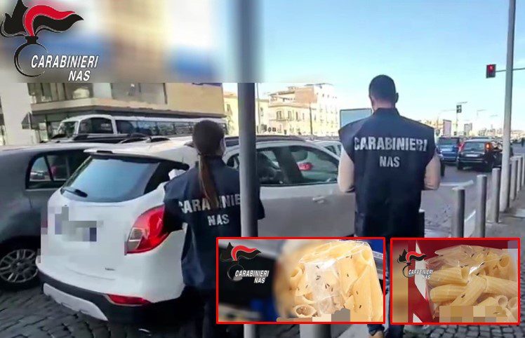 Catania, sequestrati 4.000 kg di pasta infestata da insetti in un centro commerciale