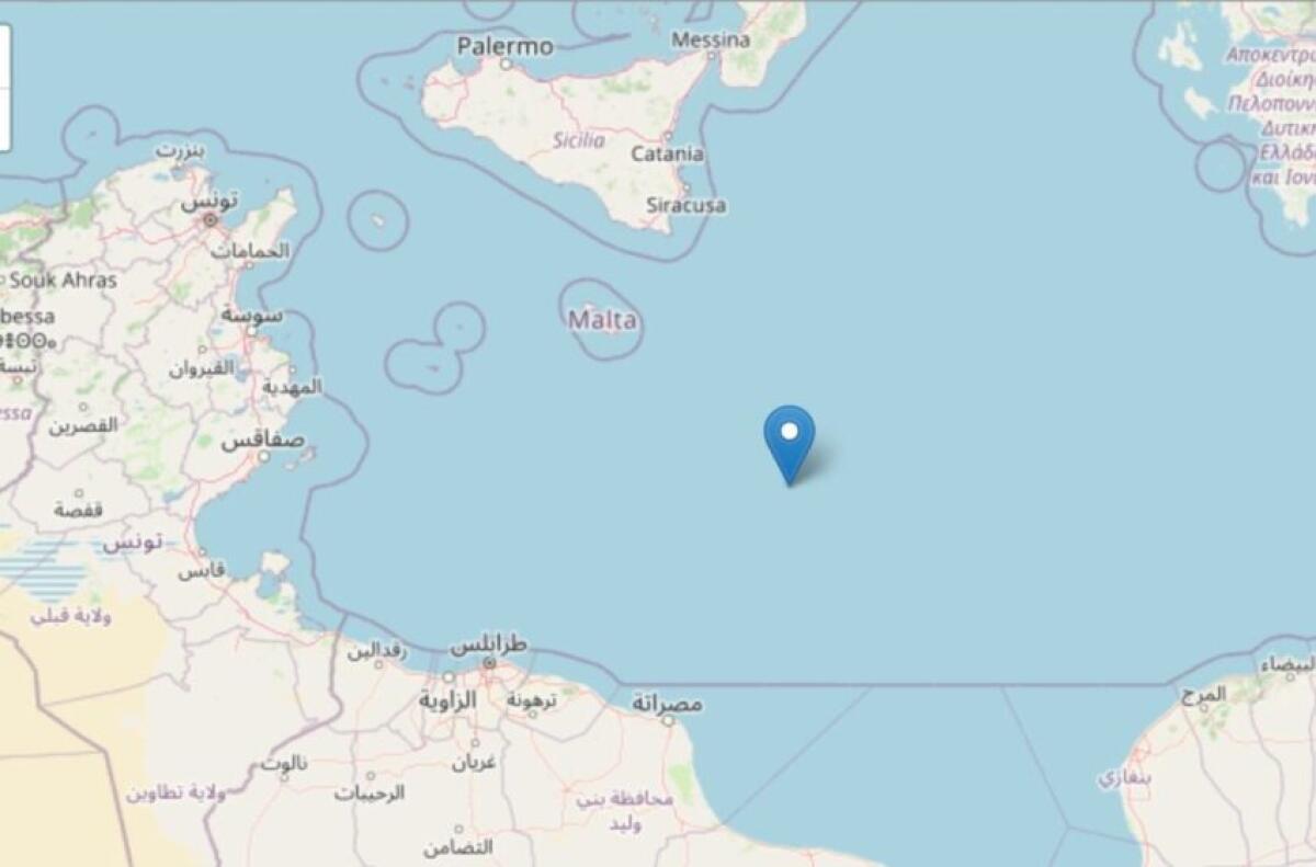 Forte scossa di terremoto di magnitudo 5.1 nel Mediterraneo, avvertita in Sicilia e a Malta - 