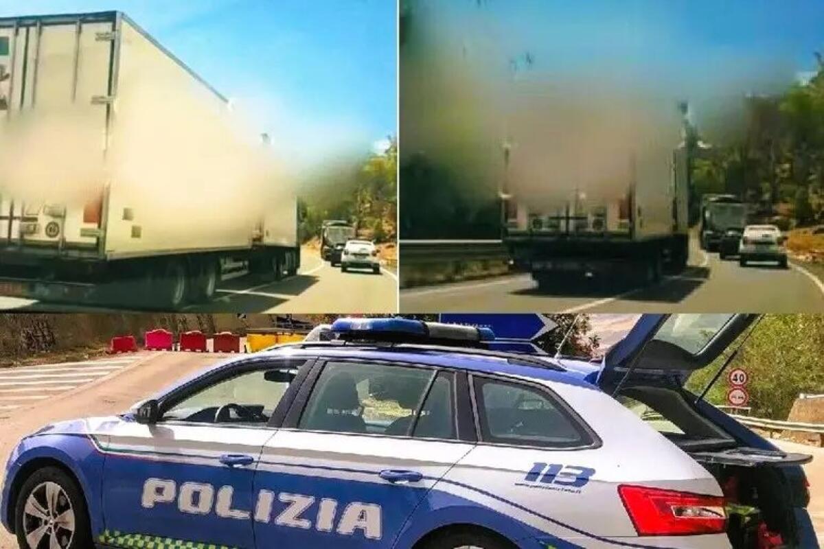 Sorpassi folli sulla Catania–Gela: camionista beccato grazie a TikTok, scattano le multe - 