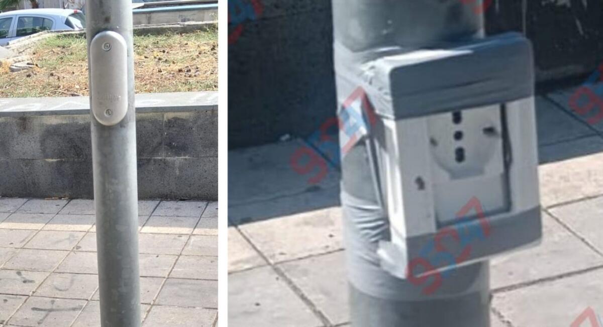 Una presa sul palo dell’illuminazione: dopo la segnalazione, il Comune interviene e mette in sicurezza - 