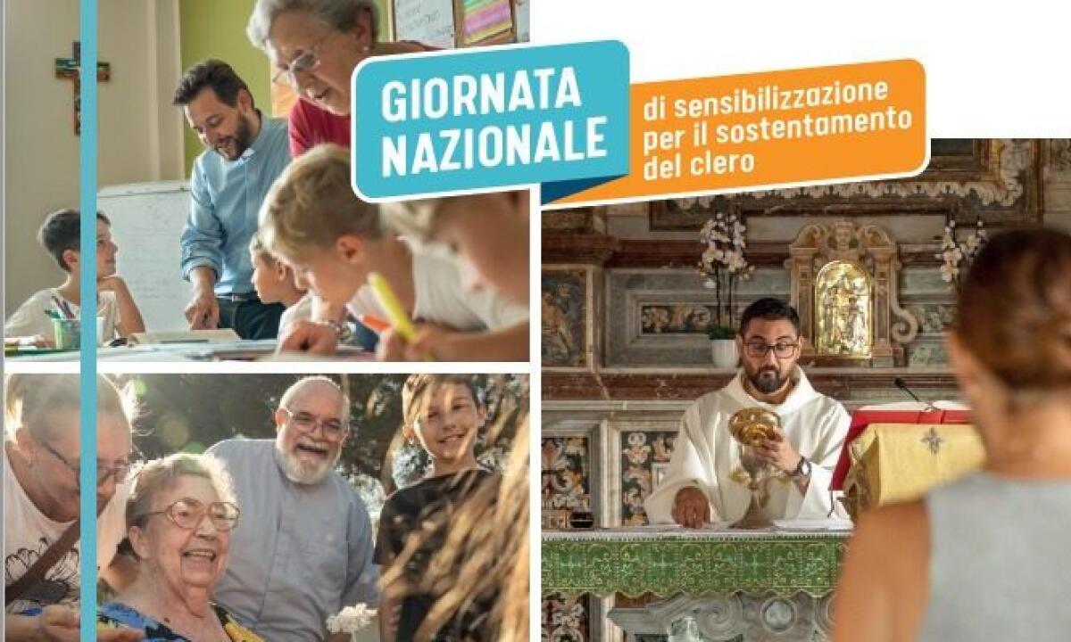 Domenica 21 settembre in tutte le chiese si celebra la Giornata nazionale: raccolta di offerte per il sostegno dei sacerdoti - 