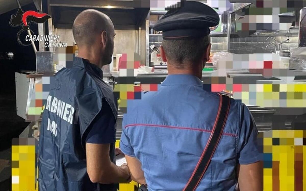 Giarre, cibo conservato a 27 gradi in banco frigo spento: sequestrati 30 chili di alimenti e sospesa attività - 