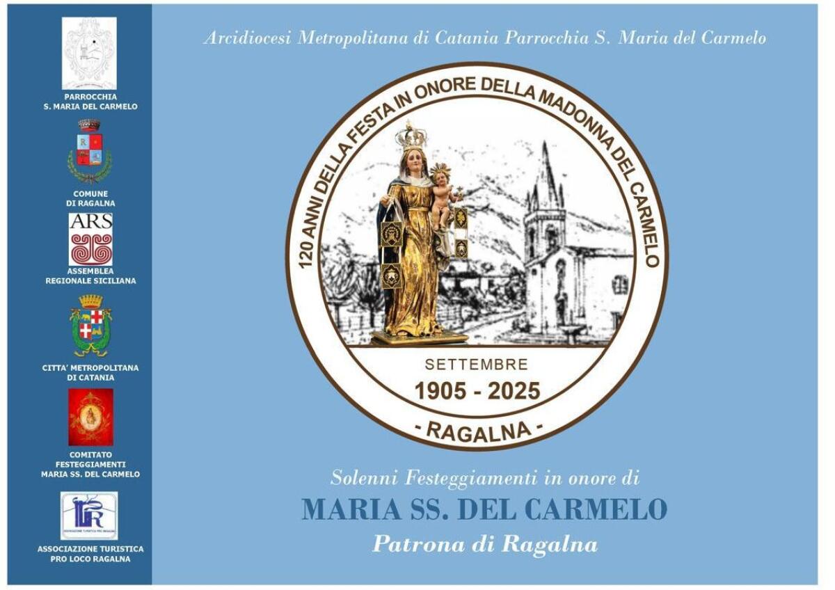 Ragalna in festa: al via i solenni festeggiamenti per Maria SS. del Carmelo e i 120 anni della patrona - 