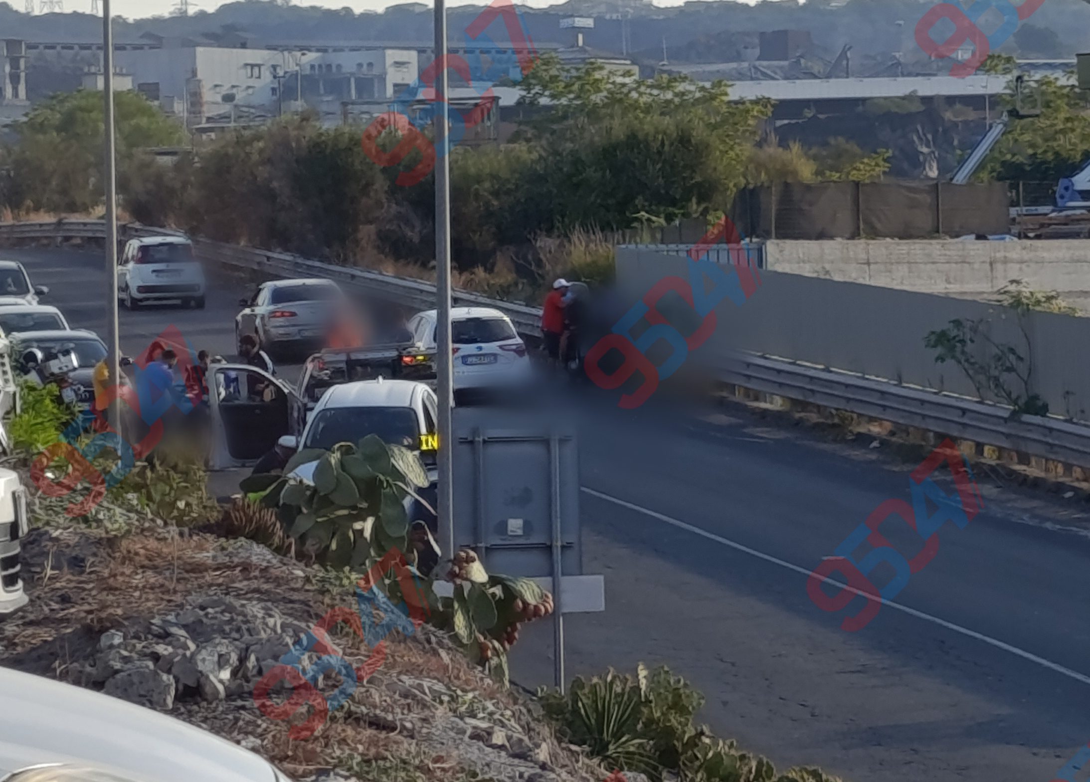 INCIDENTE A PIANO TAVOLA,  SCONTRO MOTO CONTRO AUTO SULLA SP 3III: FERITO IL CENTAURO