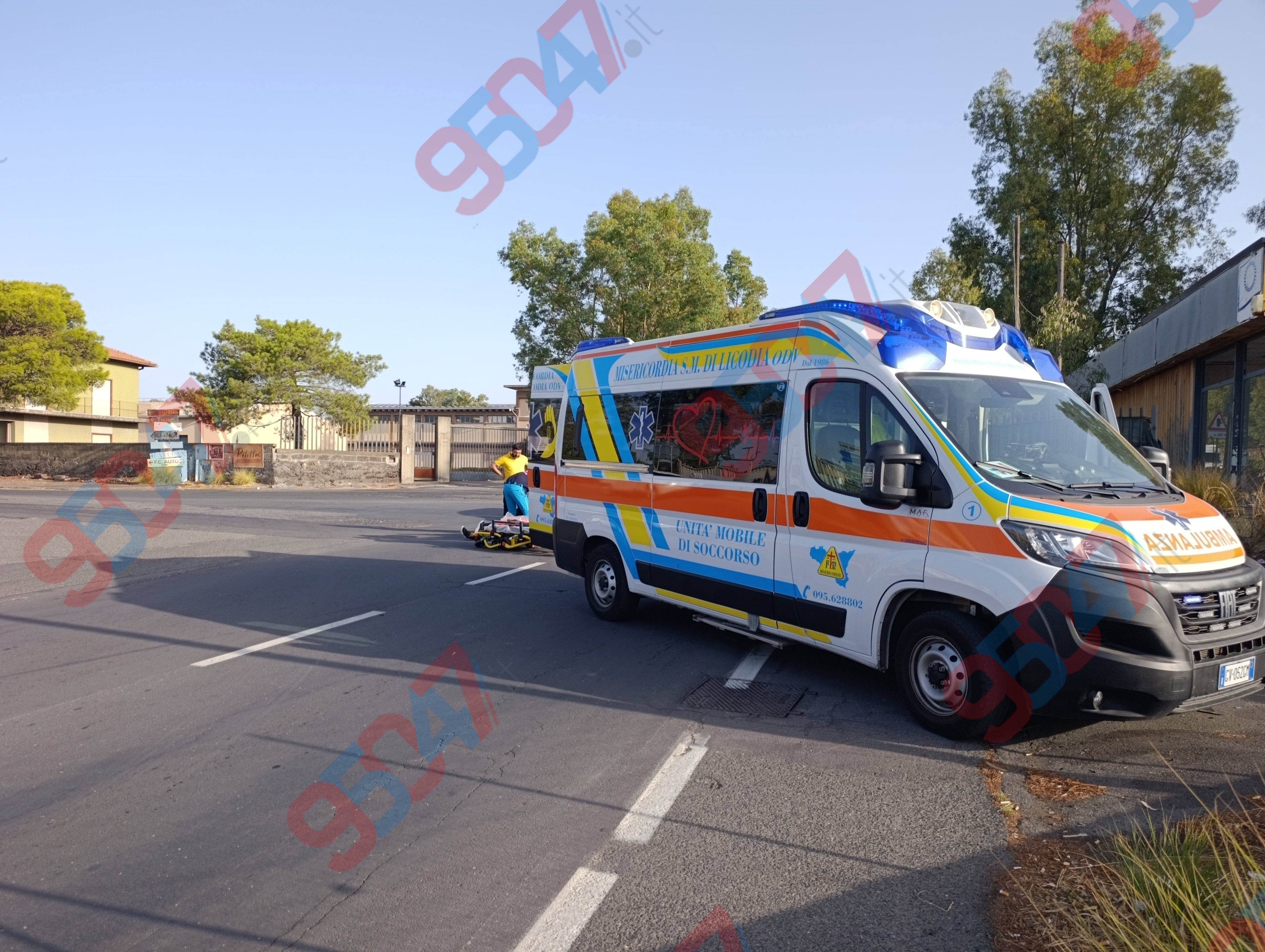 Belpasso, paura questa mattina sulla Strada Provinciale 14: giovane in ospedale dopo incidente