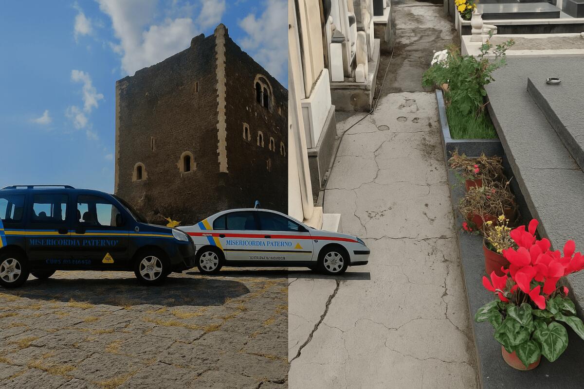 Commemorazione dei Defunti a Paternò: Taxi Solidale della Misericordia su prenotazione. Orari dei cimiteri e viabilità: tutte le info utili - 