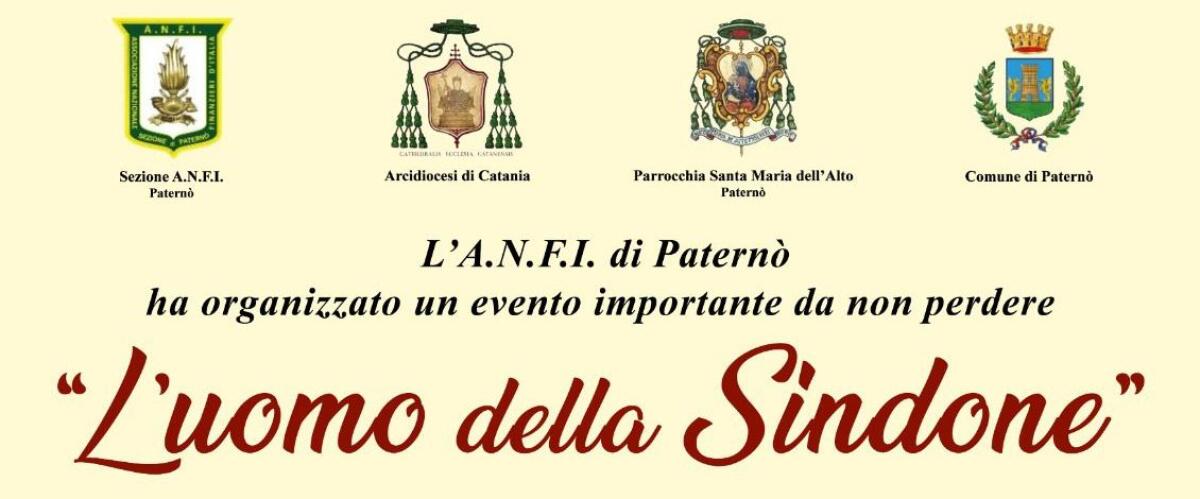 Una copia della Sacra Sindone in mostra a Paternò: il convegno l’11 ottobre alla SS. Annunziata - 