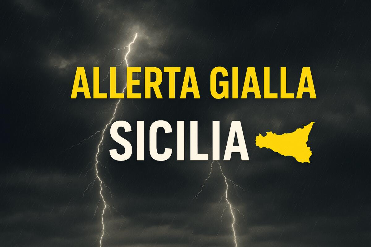 Maltempo in Sicilia: allerte Estofex, Aeronautica Militare e allerta gialla della Protezione Civile - 