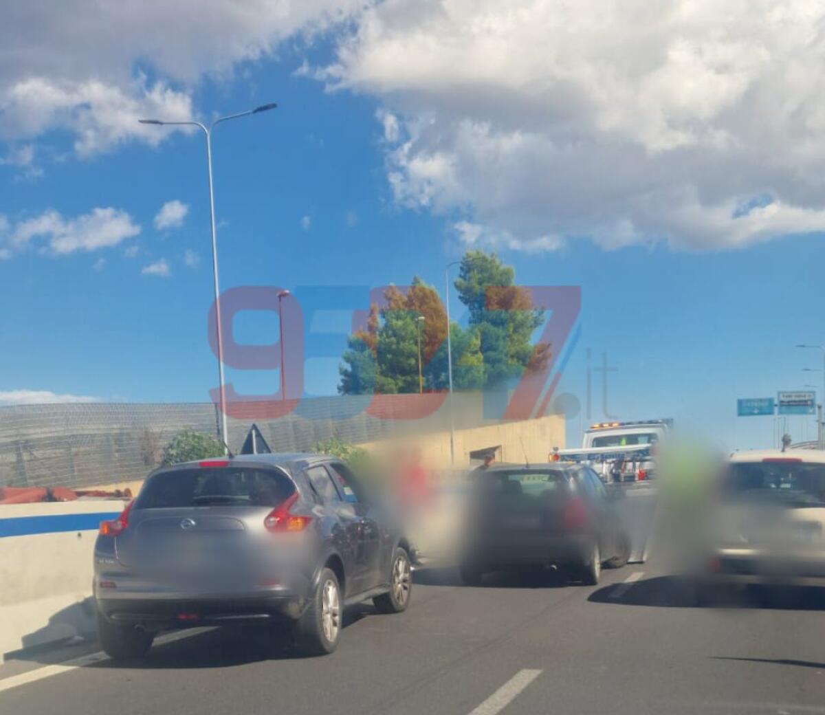 TAMPONAMENTO SULLA SS121 NEI PRESSI DI VALCORRENTE - 