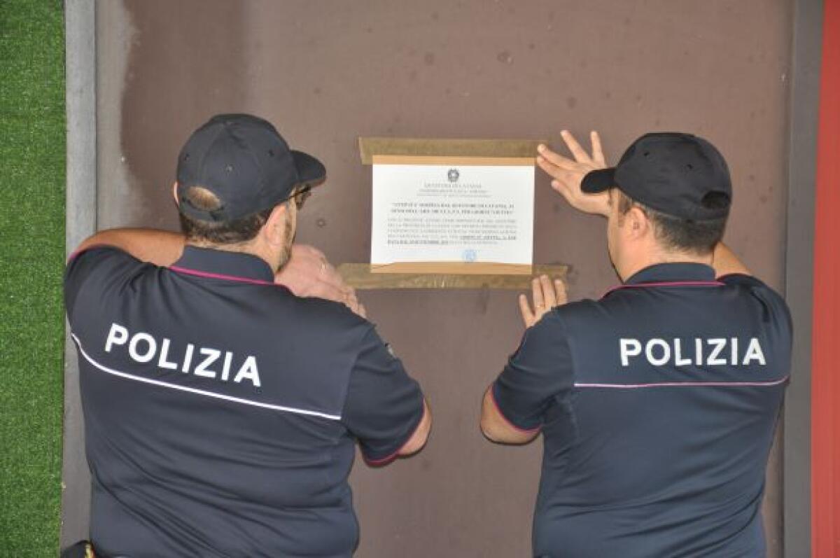 PATERNÒ – SOSPESA DALLA POLIZIA DI STATO PER SETTE GIORNI L’ATTIVITÀ DI UN CHIOSCO-BAR DIVENTATO RITROVO ABITUALE DI PREGIUDICATI - 