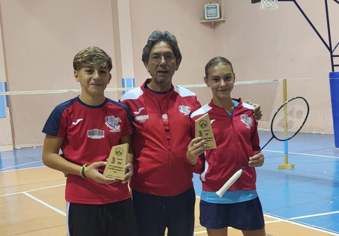 Badminton Paternese, ottimi risultati ai Campionati Italiani Junior e Under: due podi per gli atleti etnei
