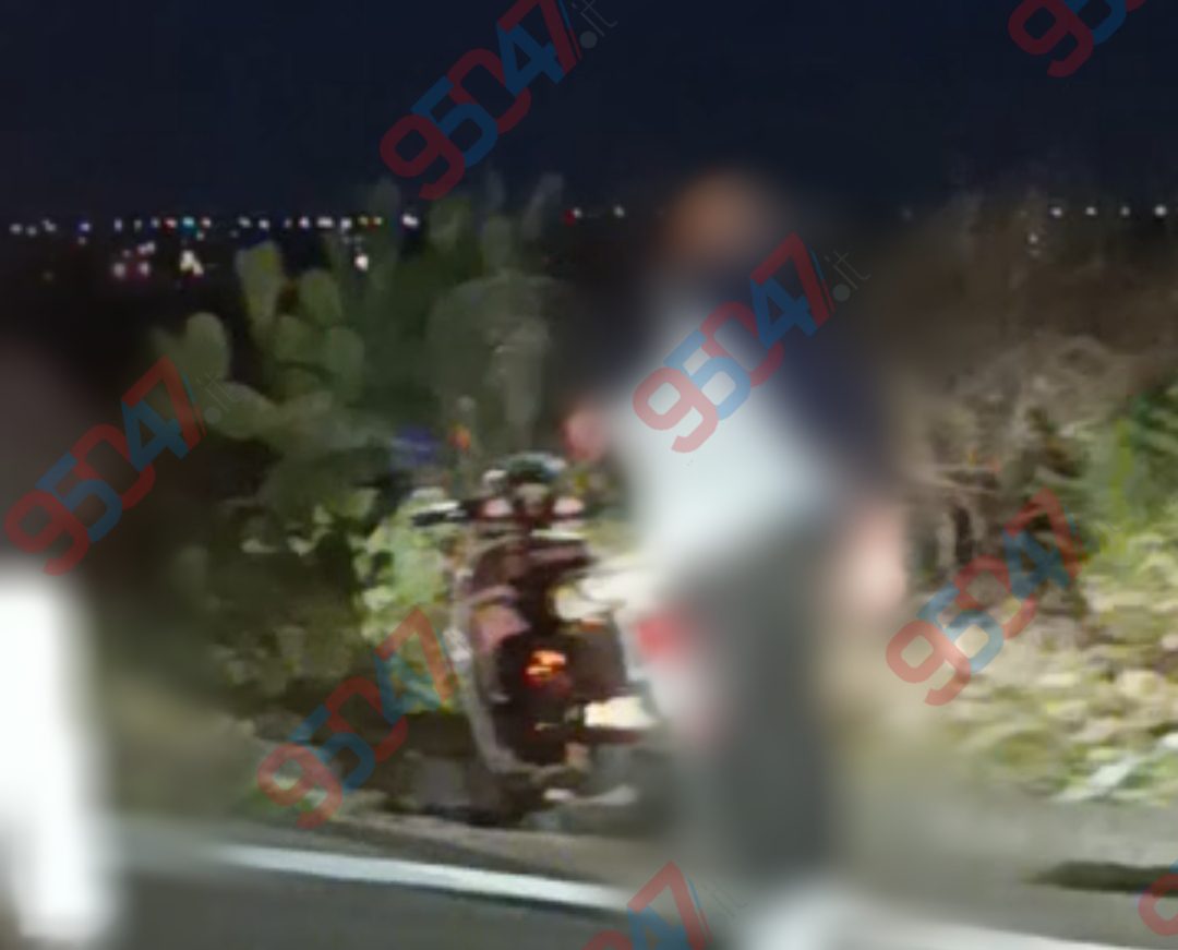 ENNESIMO INCIDENTE SULLA SS121, COINVOLTO UN MEZZO A DUE RUOTE, SOCCORSI SUL POSTO