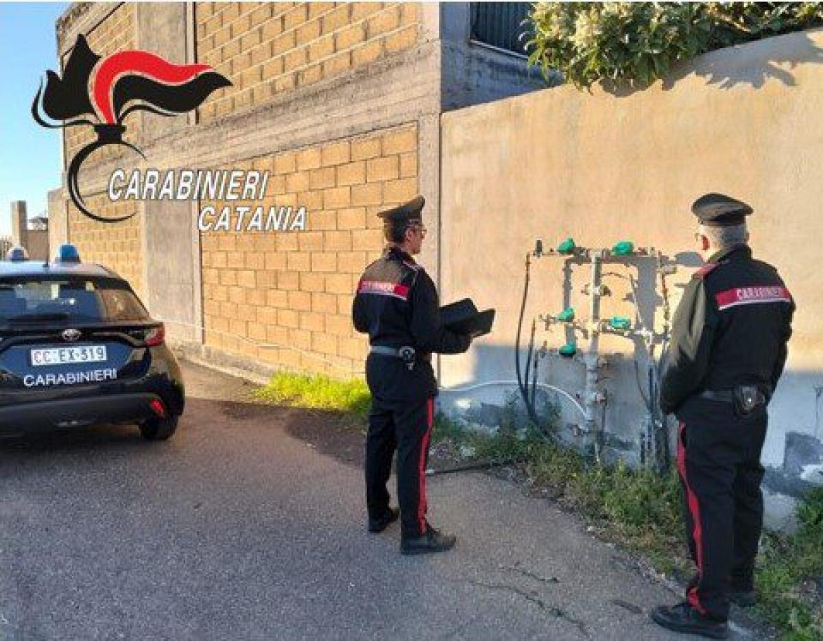 Santa Maria di Licodia, 16 persone denunciate per presunto furto d’acqua: accertati allacci abusivi - 