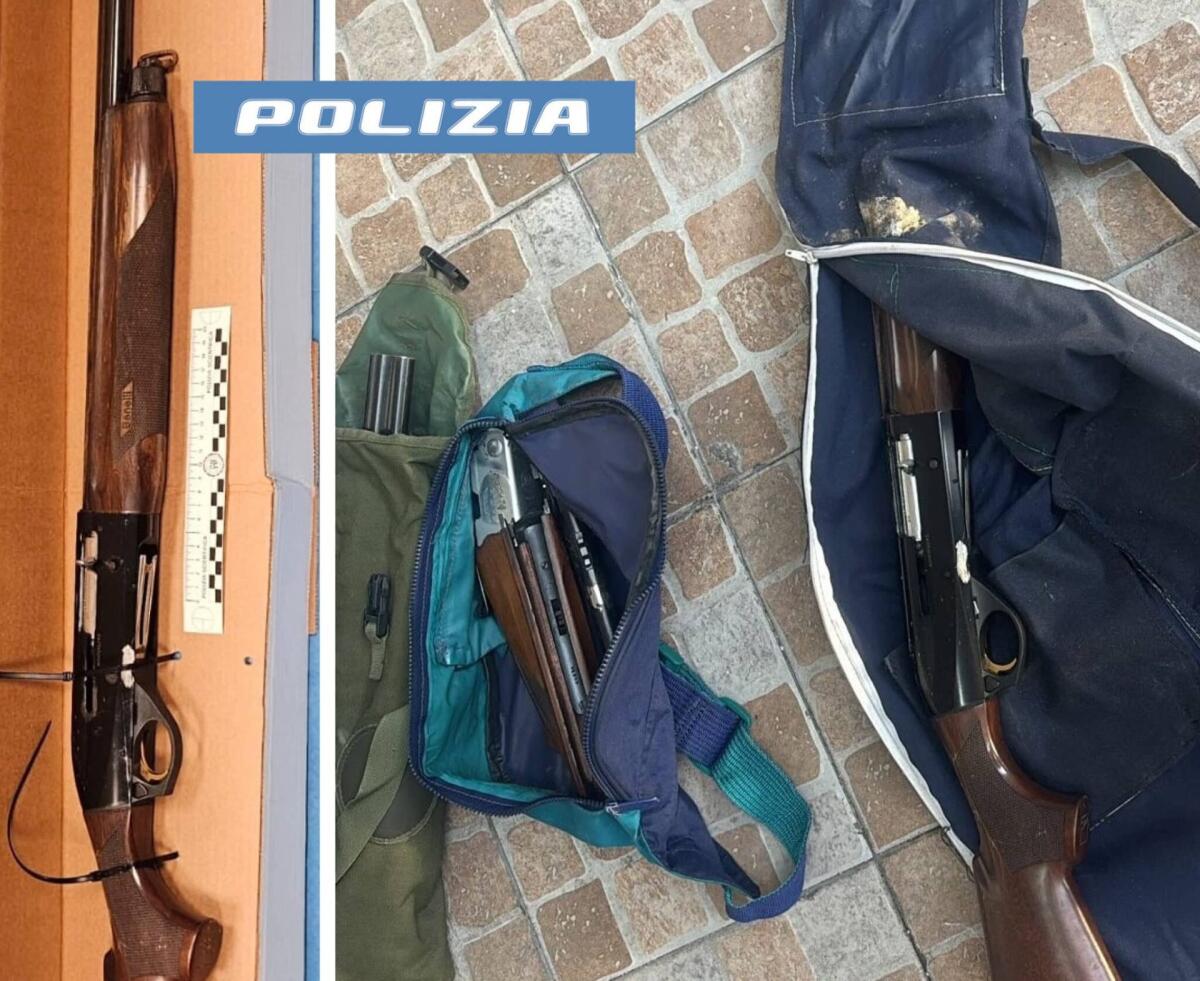 Catania, scoperto arsenale di armi clandestine a Librino: arrestato un 28enne con un borsone pieno di fucili - 