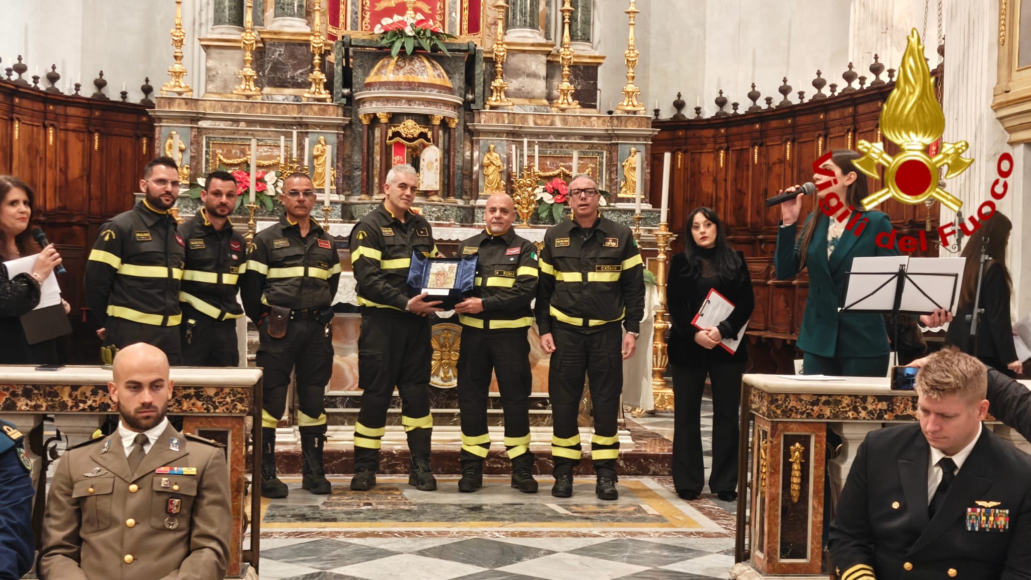 Paternò, assegnato il Premio Idria 2025 ai Vigili del Fuoco di Catania, Agrigento e Ragusa