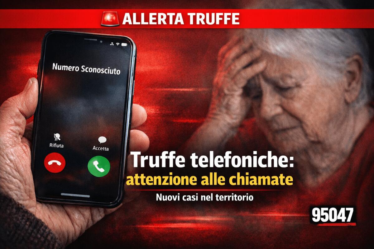 Attenzione alle truffe telefoniche: nuovi tentativi segnalati anche nel Paternese - 