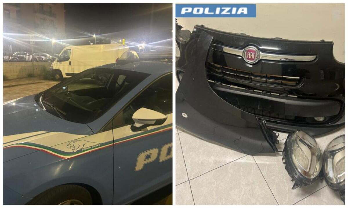 Catania, fermati con un furgone pieno di pezzi d’auto: denunciati due uomini - 