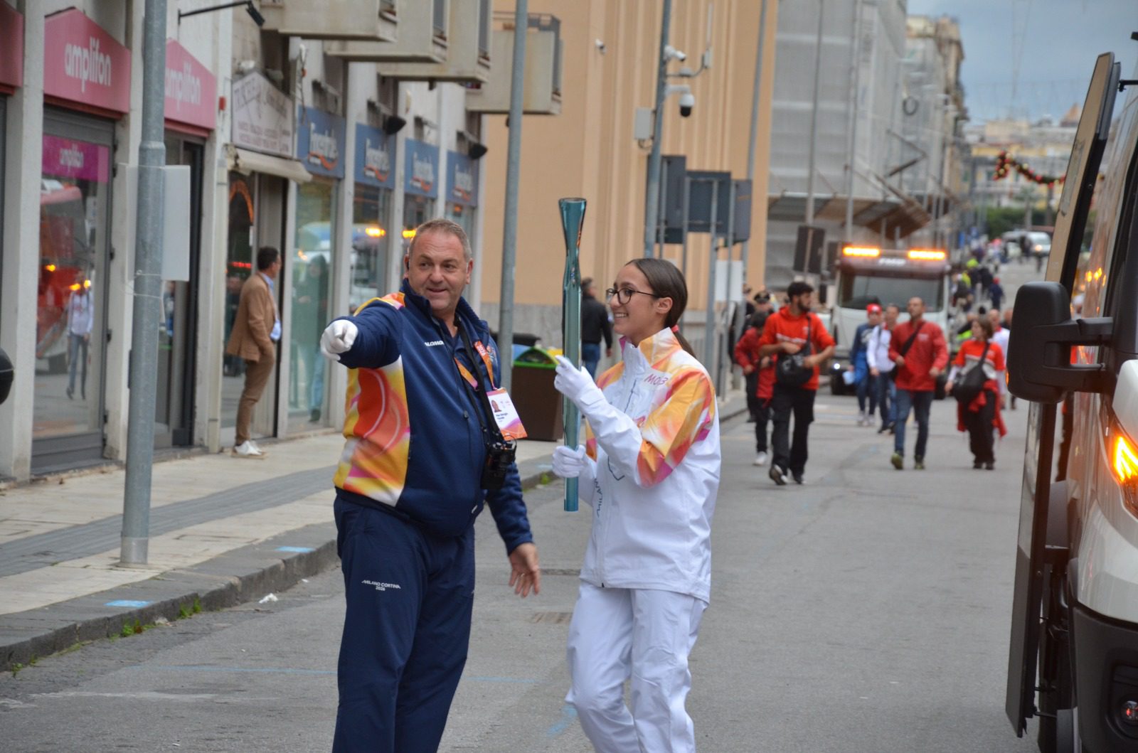 Paternò e le Olimpiadi: Adele Randazzo porta la Fiaccola, il nonno lo fece 65 anni fa