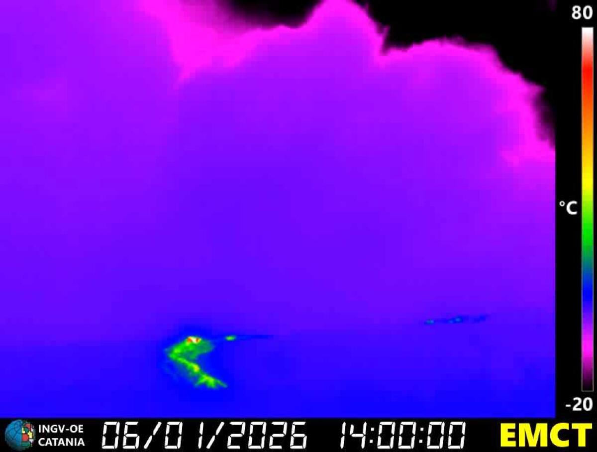 Etna, tremore vulcanico a livello rosso: boati dalla zona sommitale - 