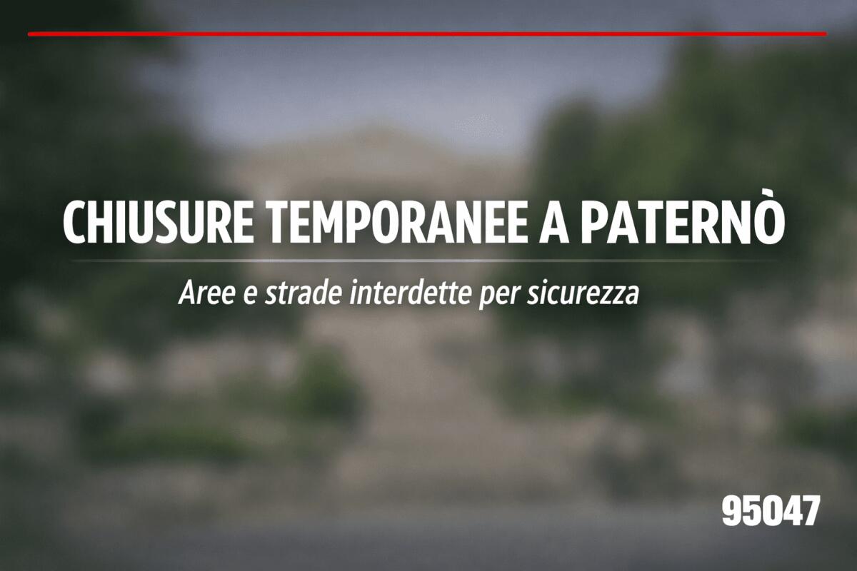 Paternò, alberi pericolanti dopo il maltempo: chiuse scalinata delle Consuetudini, via degli Svevi, Villa Moncada e l’area cani del Parco Giovanni XXIII - 