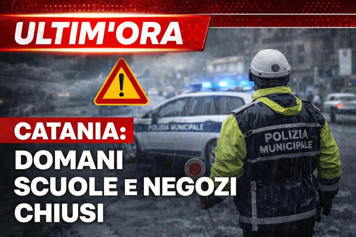 Catania, allerta rossa con effetto immediato: scuole e negozi chiusi fino a mercoledì evacuazioni nelle zone costiere - 