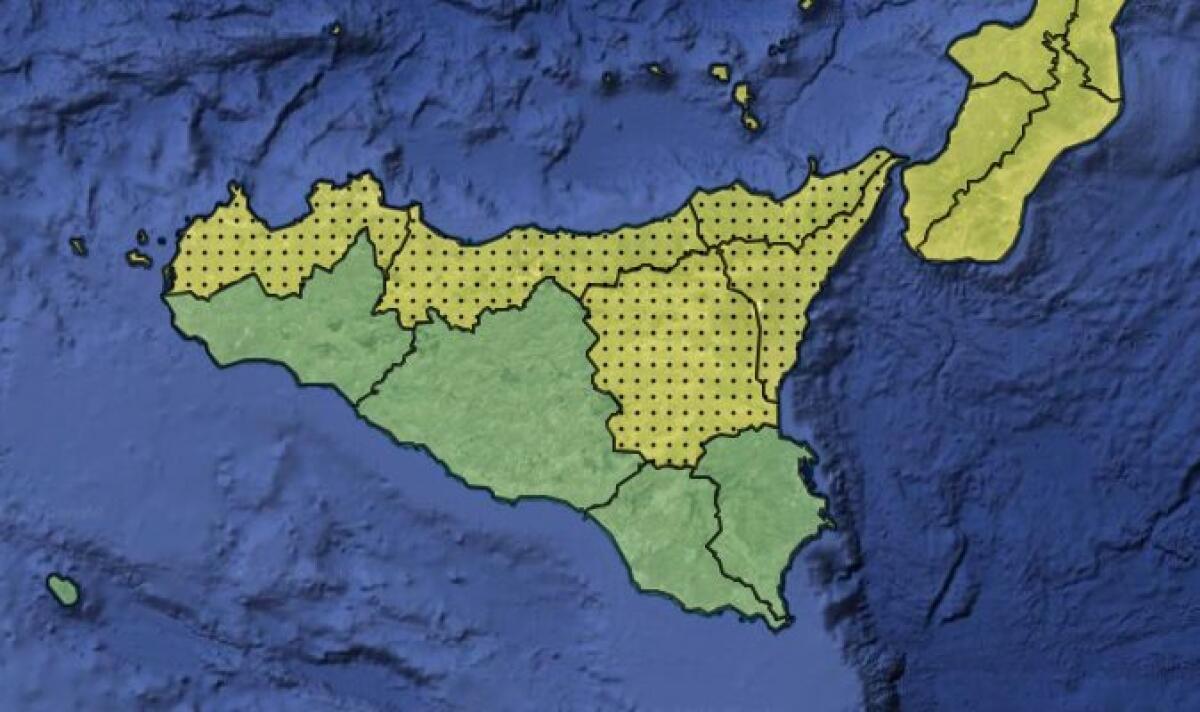 La Protezione Civile avverte: allerta gialla a Catania per rischio meteo - 