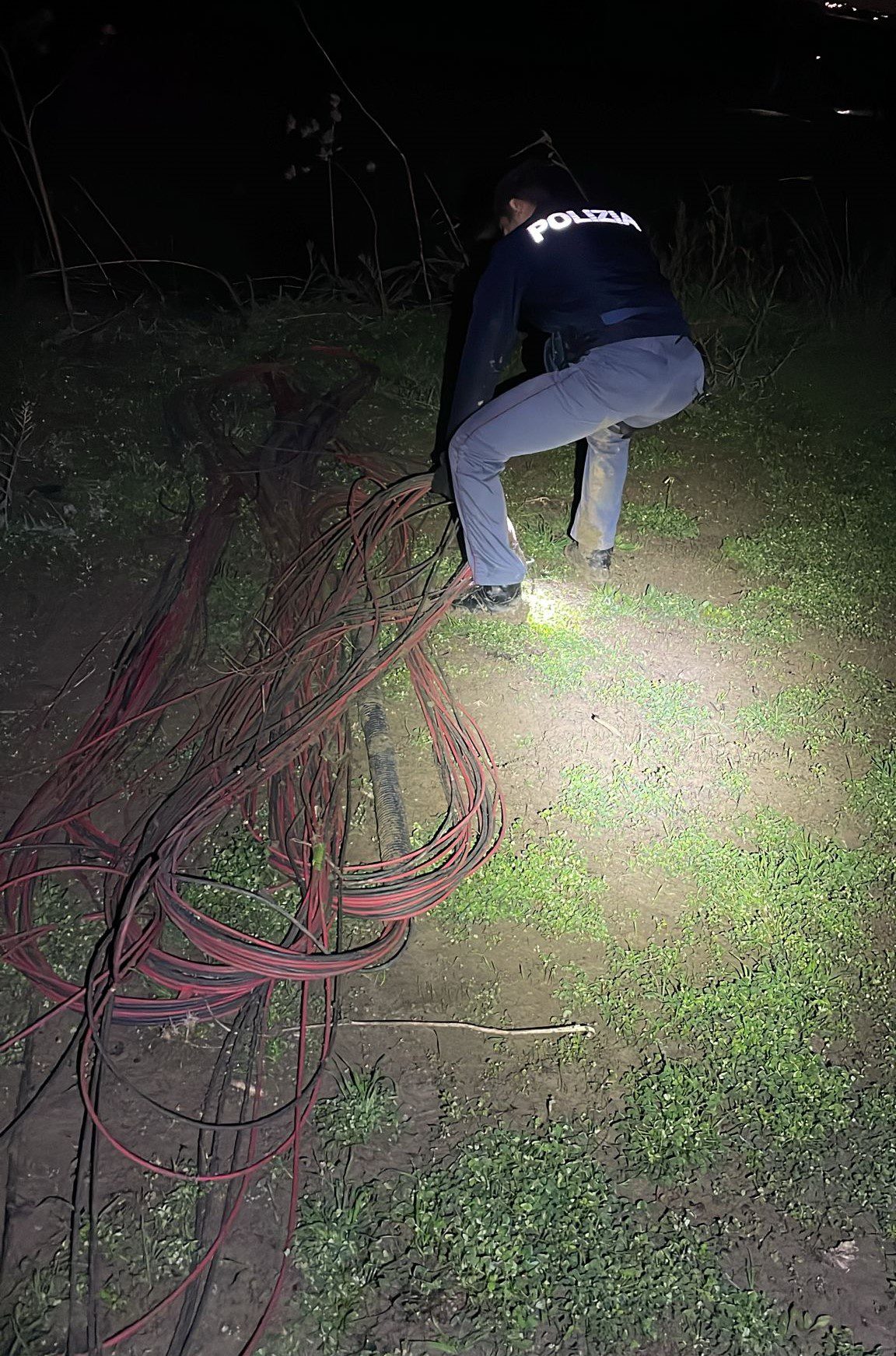 Contrada Junchetto, rubano cavi di rame da un campo fotovoltaico: padre arrestato, figlio denunciato