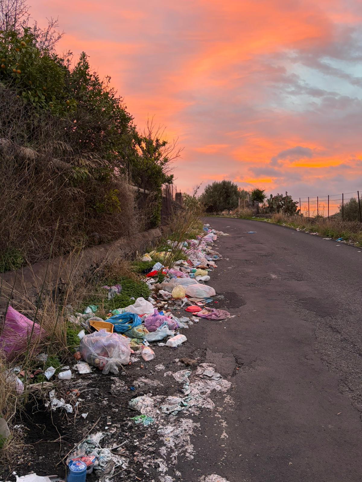 Santa Maria di Licodia, degrado e pericoli lungo la SP85: segnalazione dei residenti