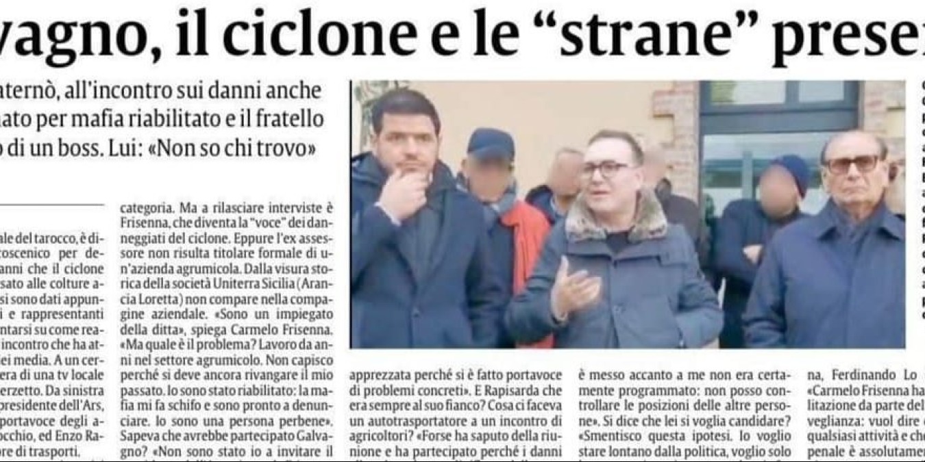 Paternó. Rapisarda si difende: "Un incontro per i danni del ciclone usato per fuorviare i lettori. - 