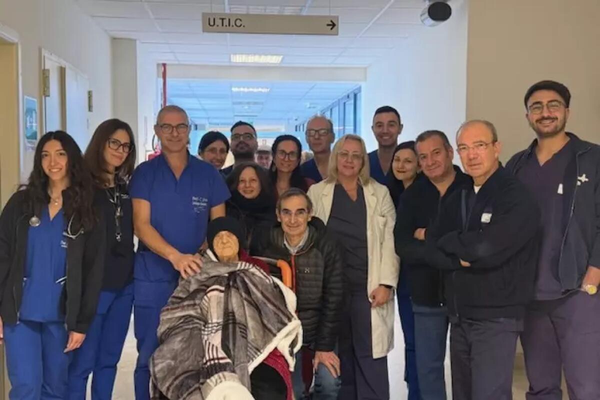 Infarto a 99 anni, salvata con angioplastica al Policlinico di Catania - 