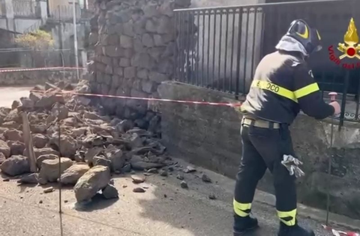 Terremoto sull’Etna, 72 interventi dei Vigili del Fuoco a Ragalna dopo la scossa di magnitudo 4.5 - 