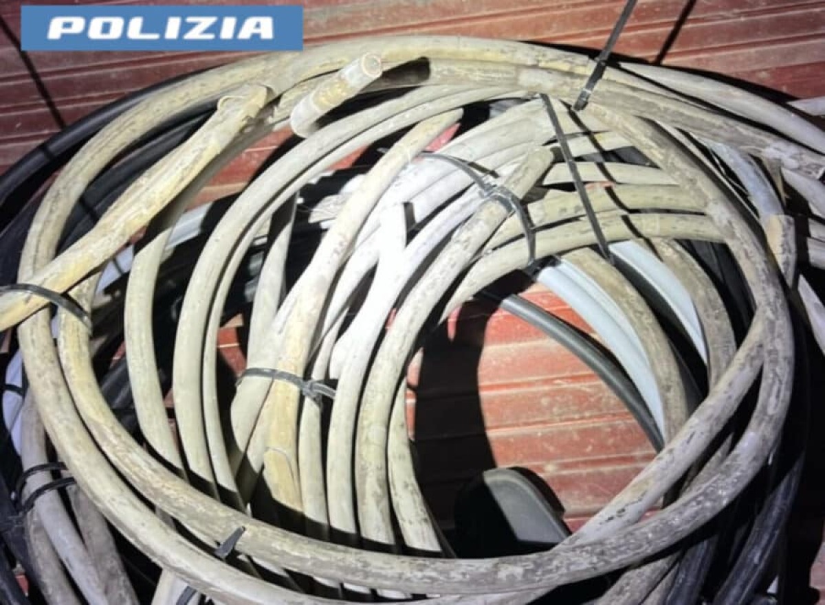 Catania, foto-trappola incastra ladro di rame: arrestato dentro una cabina elettrica - 