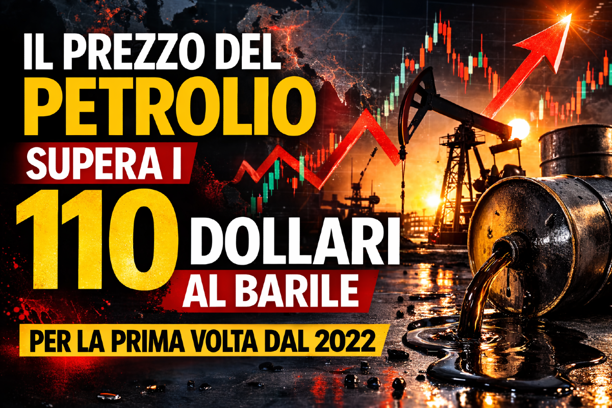 Il prezzo del petrolio supera i 110 dollari per la prima volta dal 2022 - 