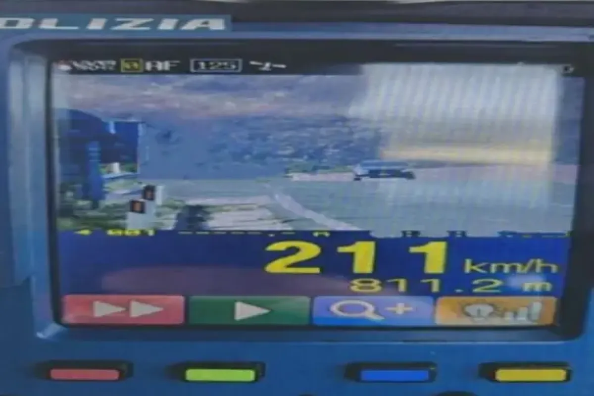 A 211 km/h sulla Sassari–Alghero: non si ferma all’alt e prova a scappare, bloccato dalla Polizia - 