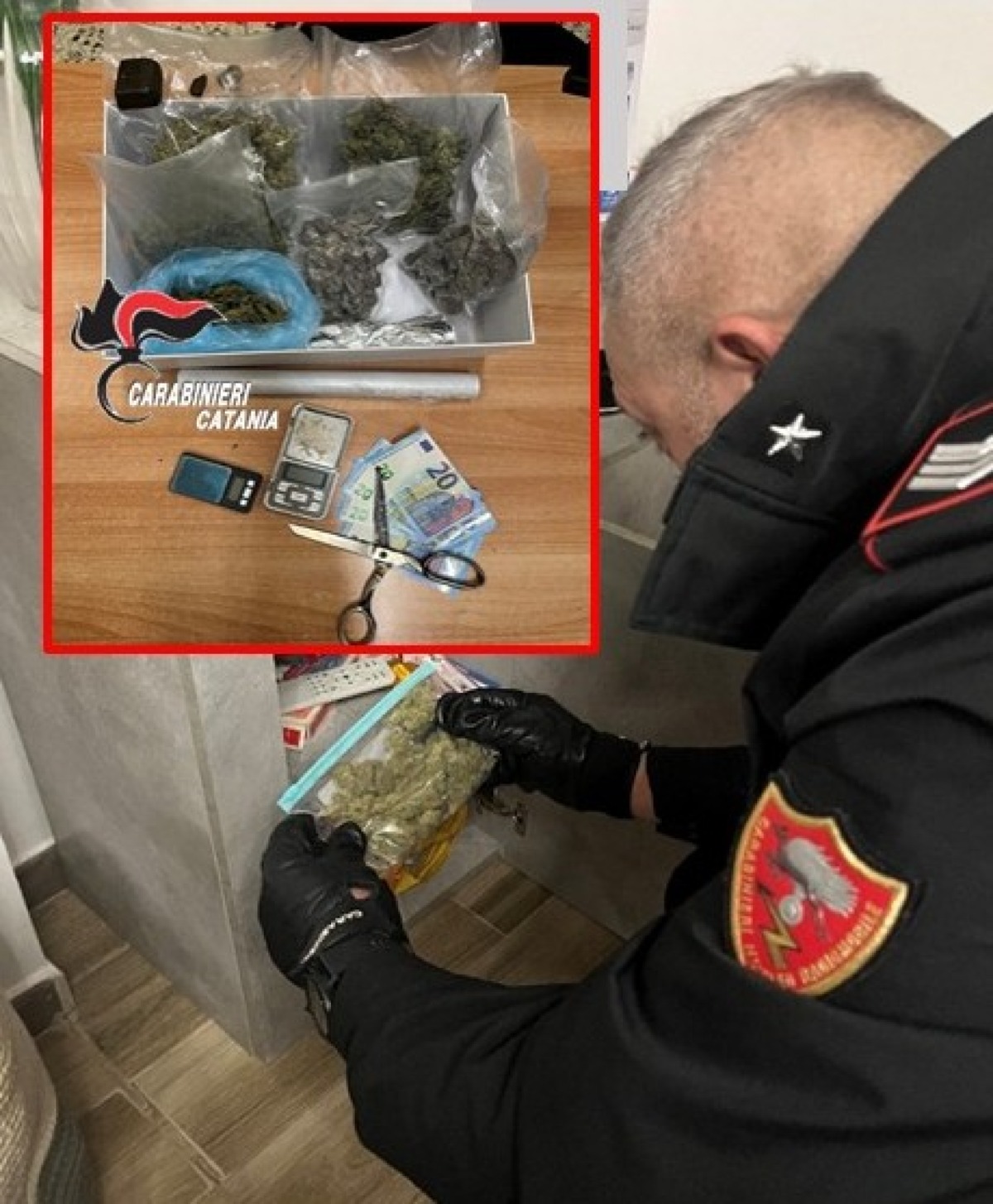 Ragalna. In casa quasi 400 grammi di droga: arrestato 31enne  - 