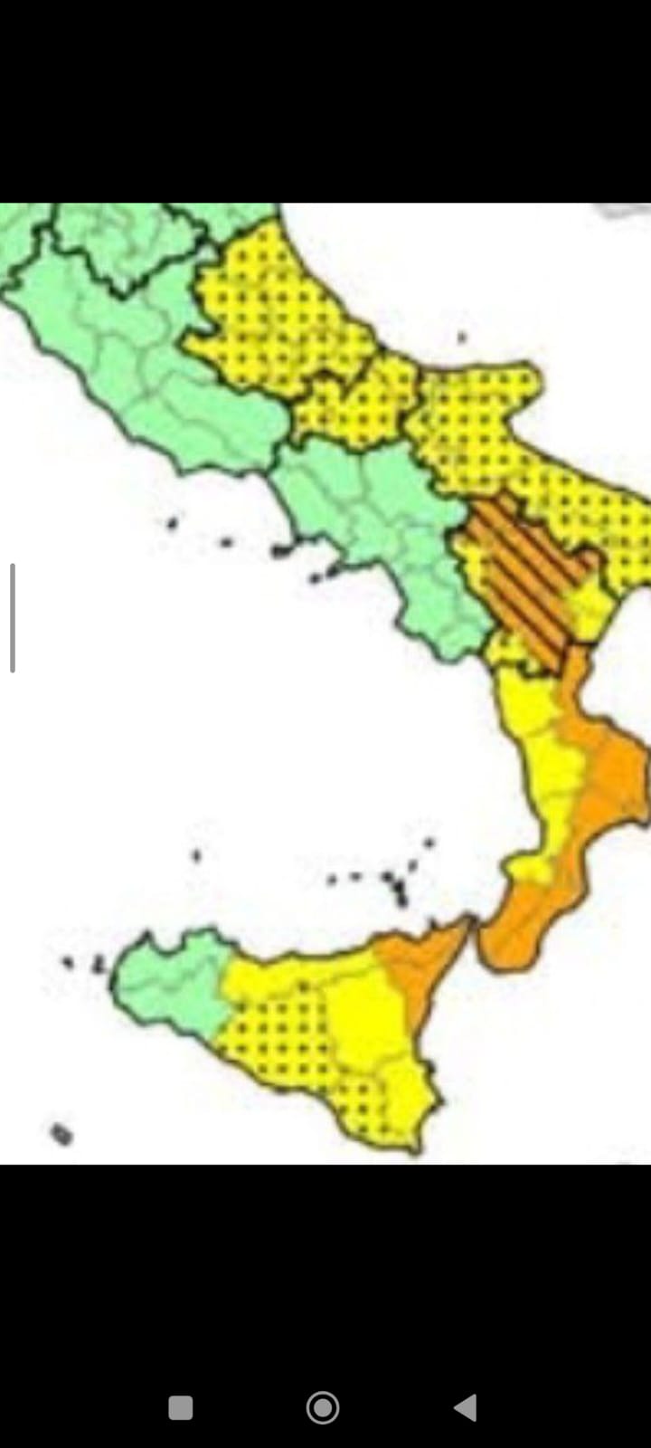 Allerta meteo martedì 17 marzo:  arancione sul versante ionico - 