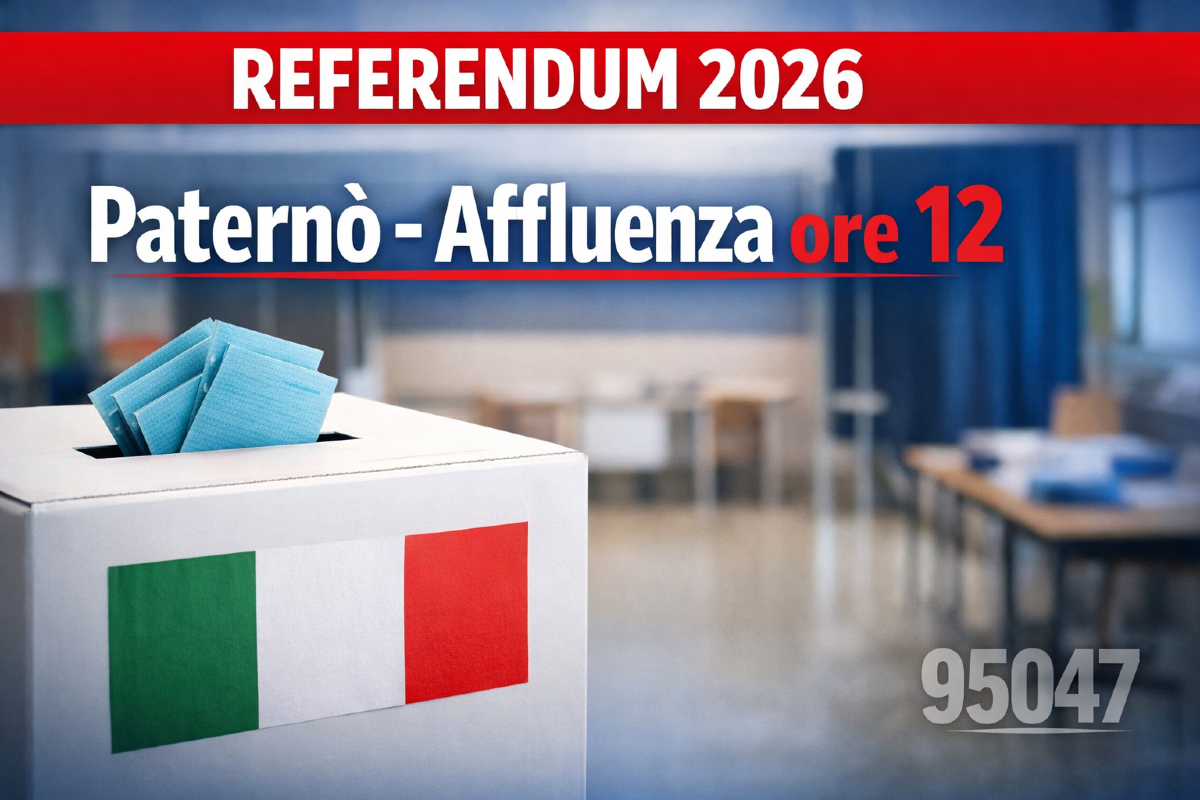 PATERNO’ SI FERMA ALL’8,65%, ITALIA AL 14,88% – REFERENDUM, TUTTI I DATI DI AFFLUENZA ORE 12 - 