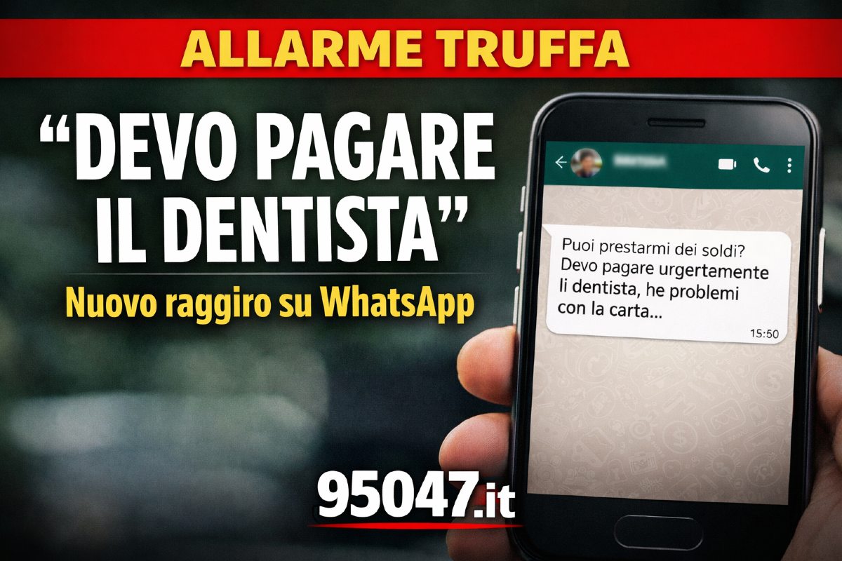 WhatsApp, arriva la truffa del dentista: messaggi da amici hackerati chiedono soldi - 