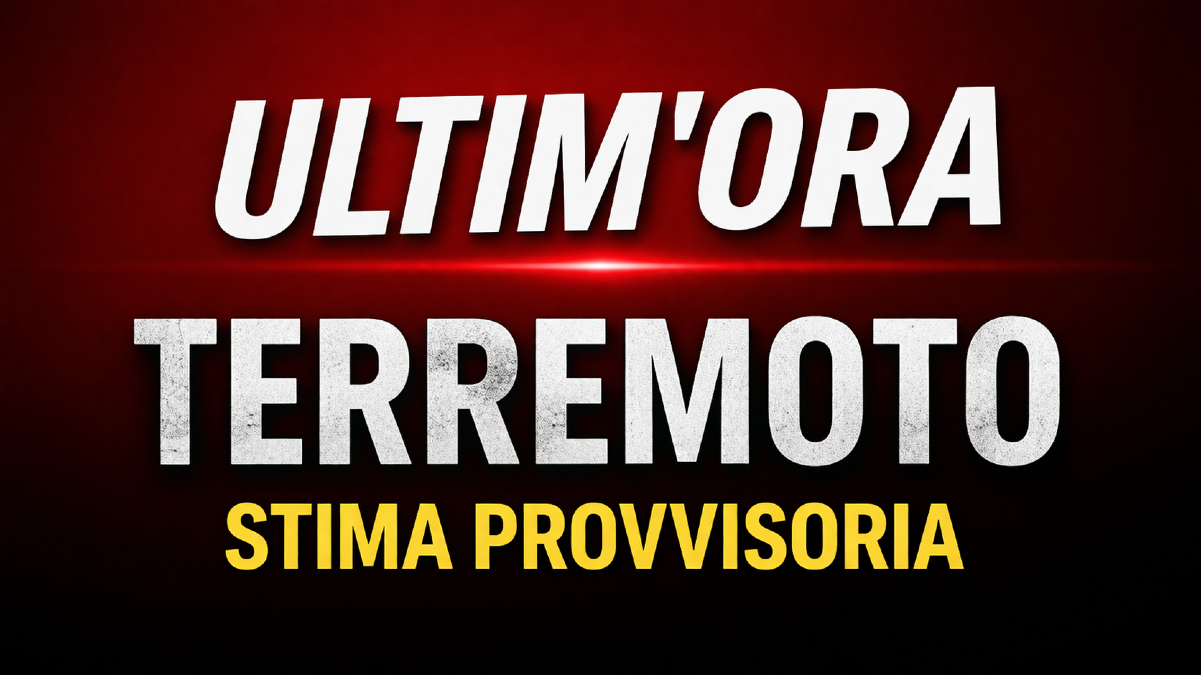 🔴ULTIM’ORA – TERREMOTO, STIMA PROVVISORIA: magnitudo tra 3.7 e 4.2 nel Messinese - 