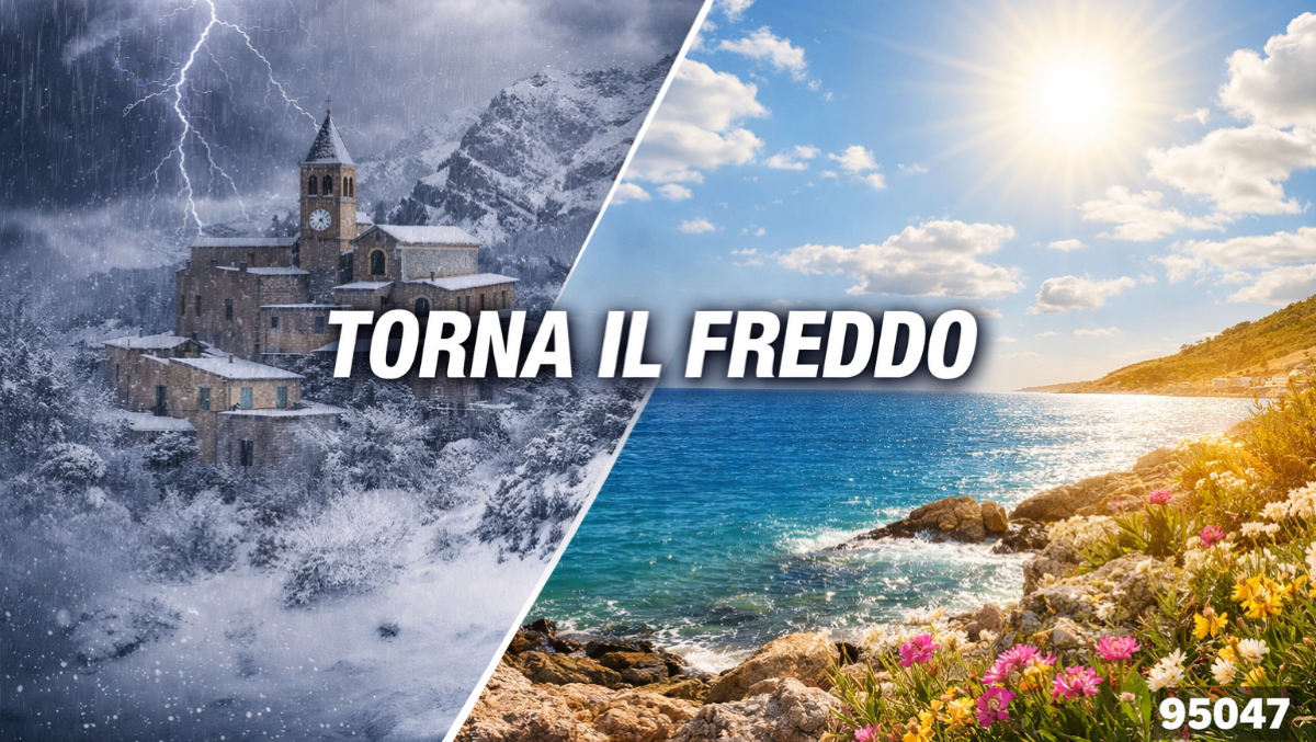 Sicilia, primavera sparita: freddo, piogge e neve fino a mercoledì, poi torna il bel tempo - 