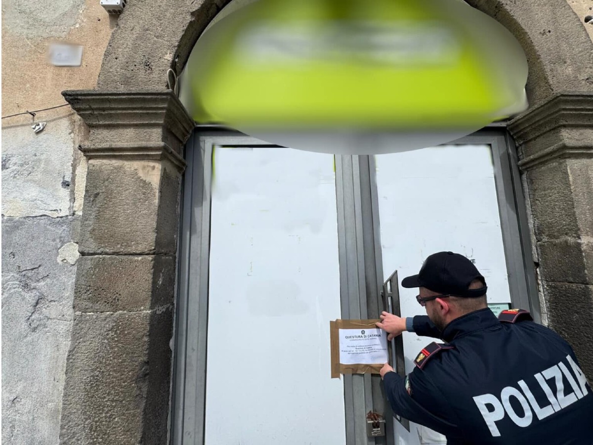 Adrano, sala scommesse chiusa dal Questore: ritrovo abituale di pregiudicati - 