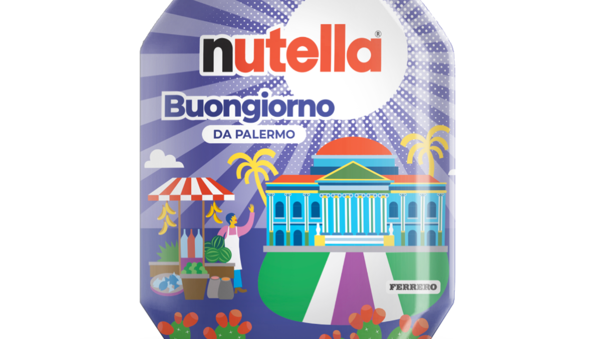 Palermo protagonista nei vasetti Nutella 2026: arriva la limited edition “Buongiorno” dedicata alle città d’arte italiane - 