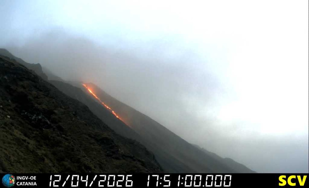 🔴🔴Stromboli torna a farsi sentire: attività effusiva e colata lavica in atto - 