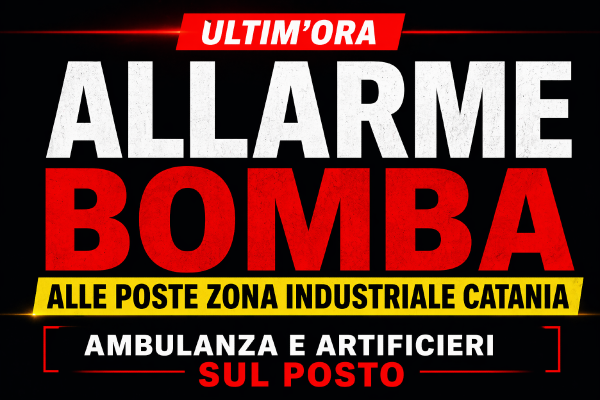 🚨 Catania, allarme bomba alle Poste della zona industriale: ambulanza e artificieri sul posto - 