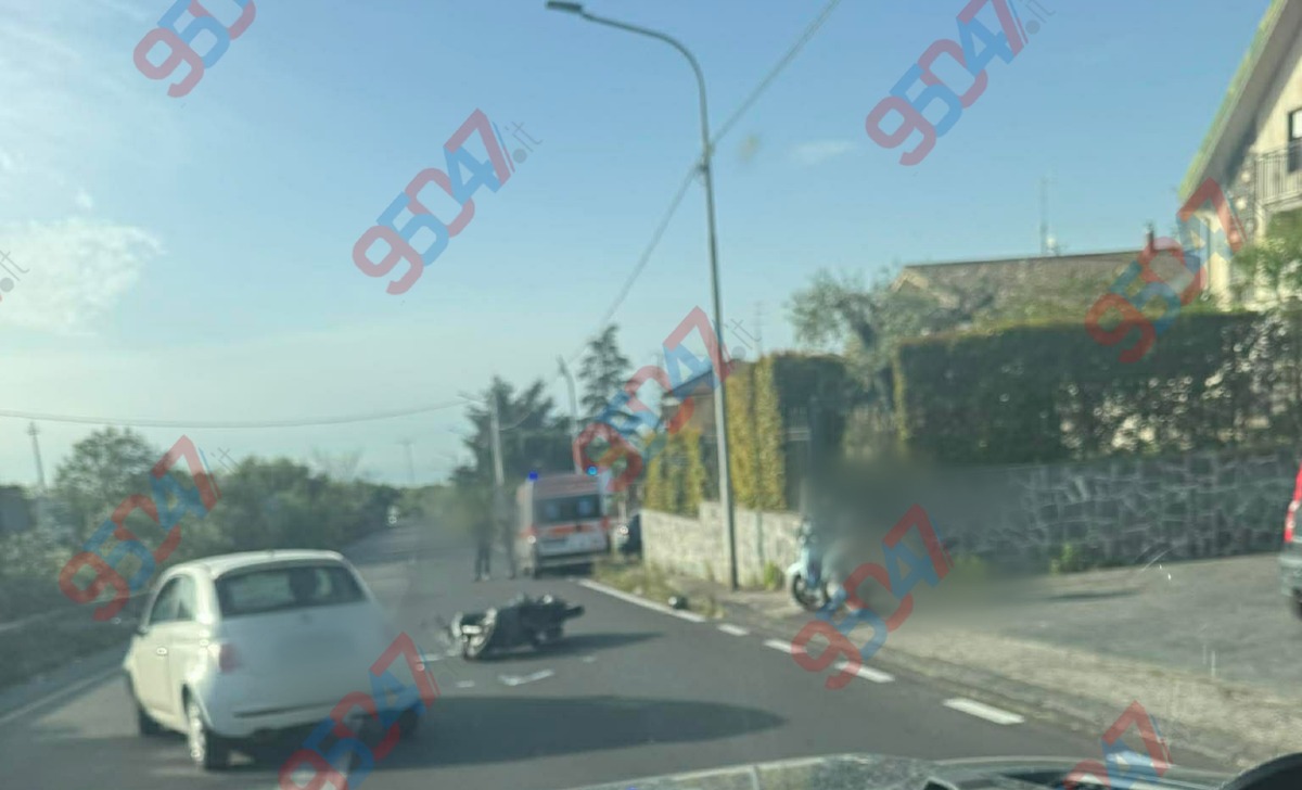 🔴🔴 Incidente questa mattina tra San Pietro Clarenza e San Giovanni Galermo: scooter a terra, soccorsi sul posto - 