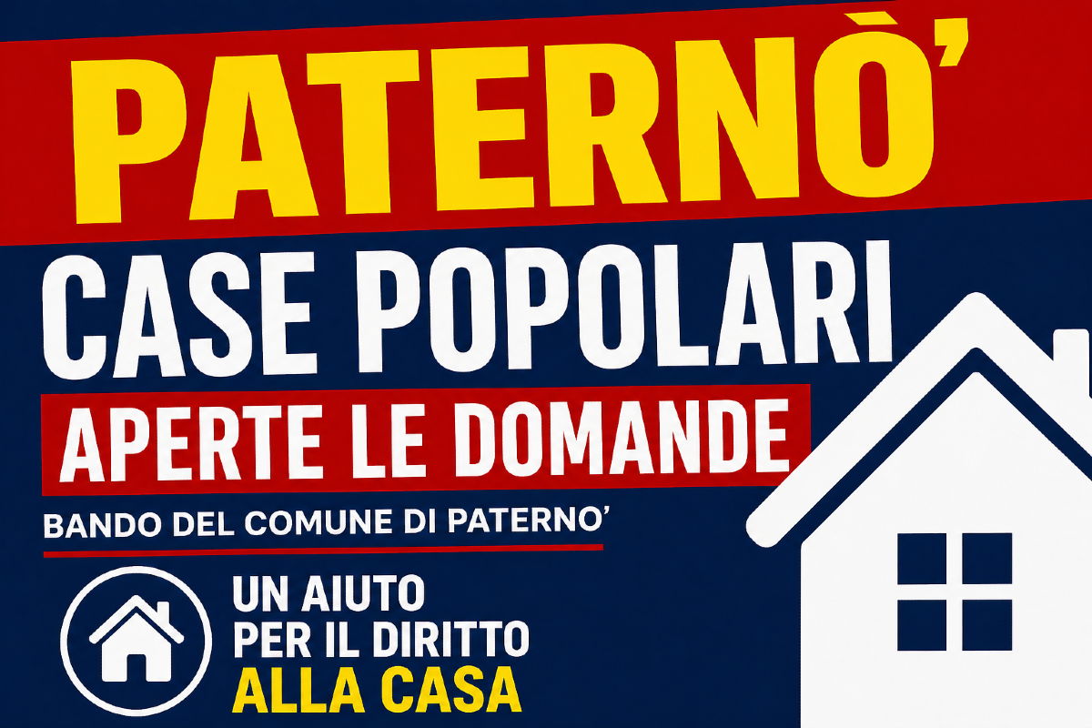 Paternò, al via le domande per le case popolari: chi può richiederle e come fare domanda - 