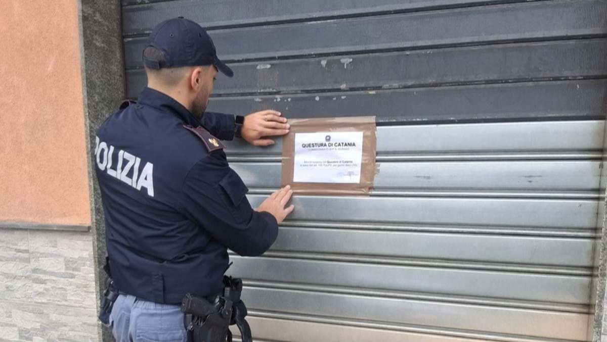 Adrano, rissa nel bar: scatta la chiusura per 10 giorni su ordine del Questore - 